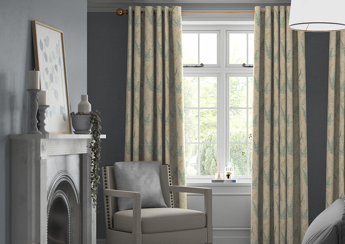 Botanica, Eau De Nil - Made to Measure Curtains - Image 3